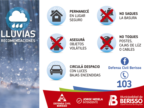 Se extiende el pronóstico por tormentas fuertes y ráfagas de viento para este lunes y la mañana del martes